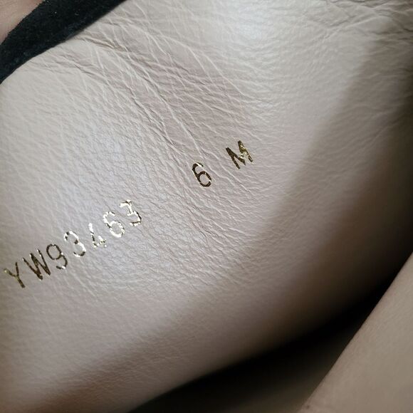 Stuart Weitzman Shrimpton Knee High Boots Black Suede Leather Sz 6 - Picture 5 of 14